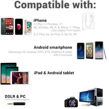 Mini Lavalier Microphone 1.5m Wired Phone Laptop #2