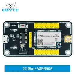 ASR6505 LoRa RF Module SOC Test Board Kit E78-900TBL-01A USB To TTL Board for E78-900M22S1A Wireless Module EBYTE