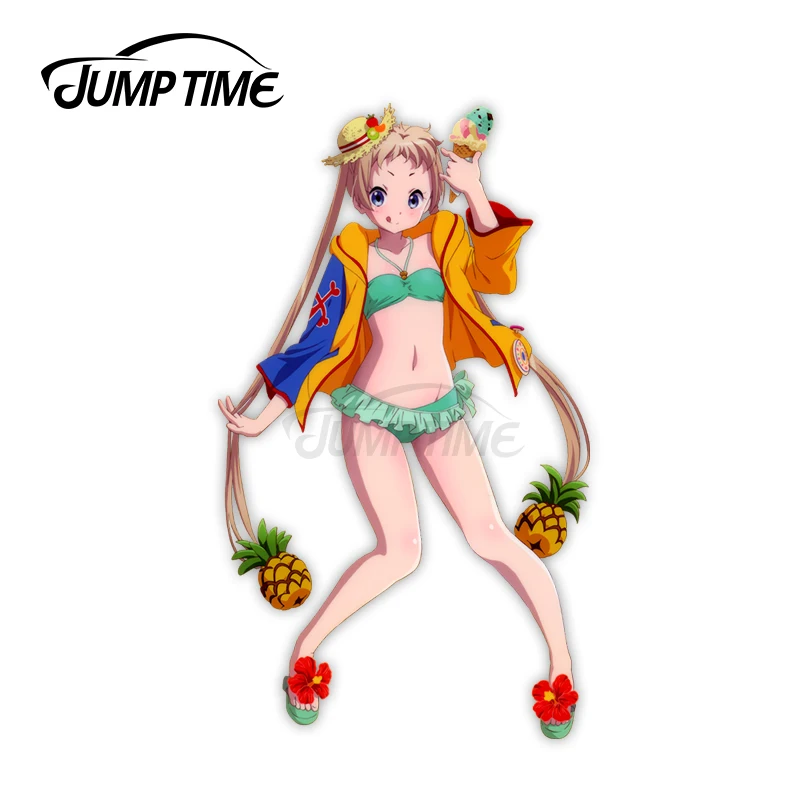 Jump Time Chuunibyo Demo Koi Ga Shitai Dekomori Sanae 7.6 Anime Sexy Girl Vinyl Decal Waifu Stiker Mobil