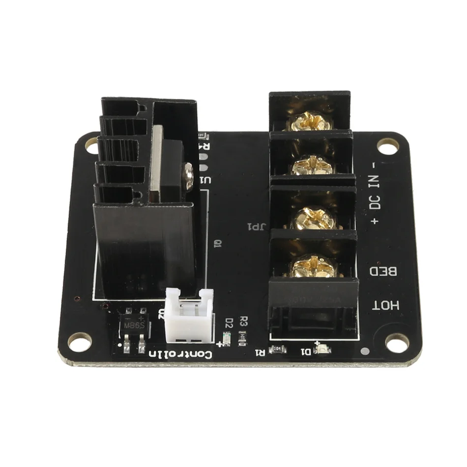 3D เครื่องพิมพ์คณะกรรมการขยายกำลังการผลิตเตียงร้อนตัวควบคุมความร้อน MOSFET โมดูลโหลดกระแสไฟฟ้าสูง25A 12V สำหรับ3D เครื่องพิมพ์อะไหล่