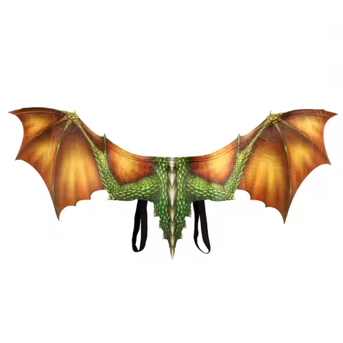 Adult Halloween Decoration Carnival Party Animal Costume Dragon Cosplay Masquerade Face Mask and Wings - Image 4