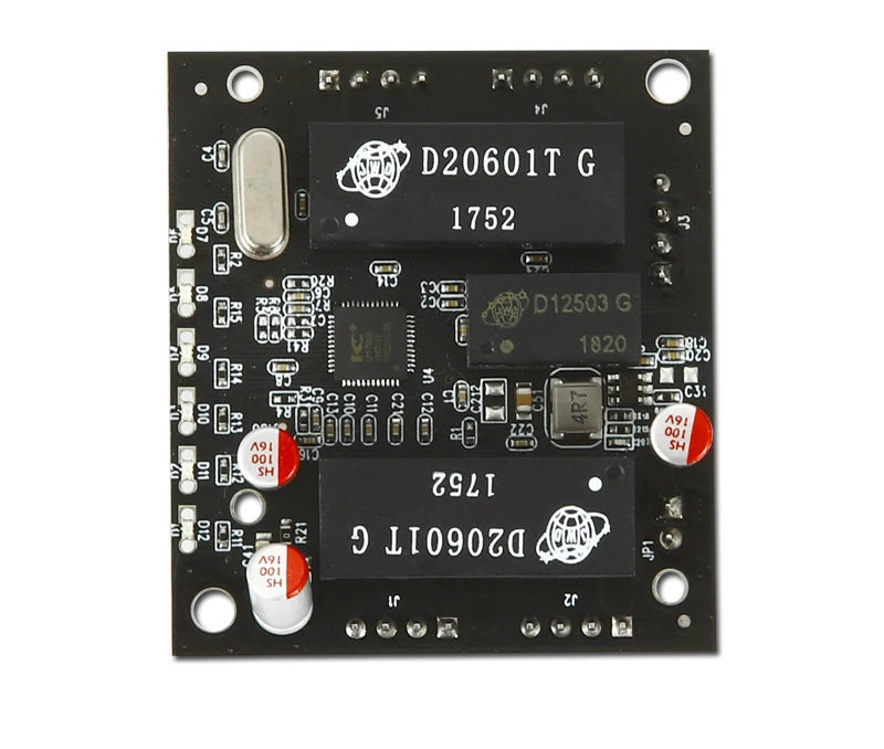 Przemysłowy przełącznik Ethernet przemysłowy 5-portowy przełącznik sieciowy 10/100M Ethernet 5 V/12 V/18 V wejście zasilania temperatura od 40 do 75