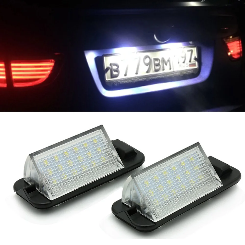 

2 Pcs For BMW 3 Series E36 318i 318is 318ti 325i M3 92-98 CANBUS Led License Plate Light Car Number Lamp Bulb Accessories