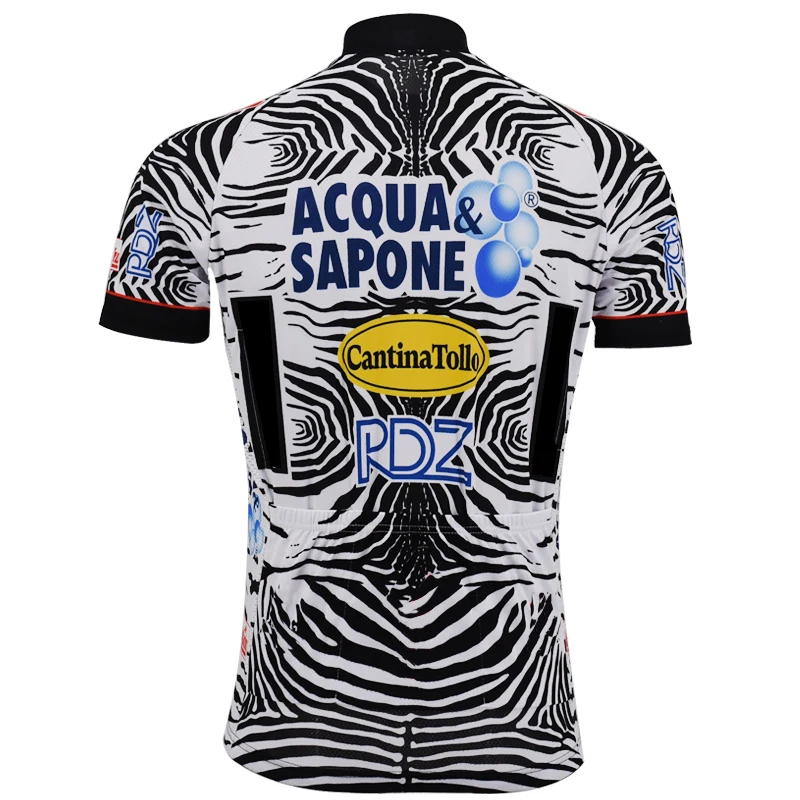 NEW Man Summer Zebra Short Sleeve Cycling Jersey Sets MTB Retro Bike Clothing Racing Bicycle Ropa Ciclismo Wea BIB Pants Gel Pad