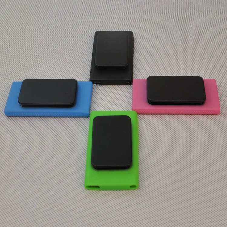 Híbrido tpu silicone caso para apple ipod nano 7 casos de proteção 7th geração nano7 7g capa coques fundas com clipe de cinto preto