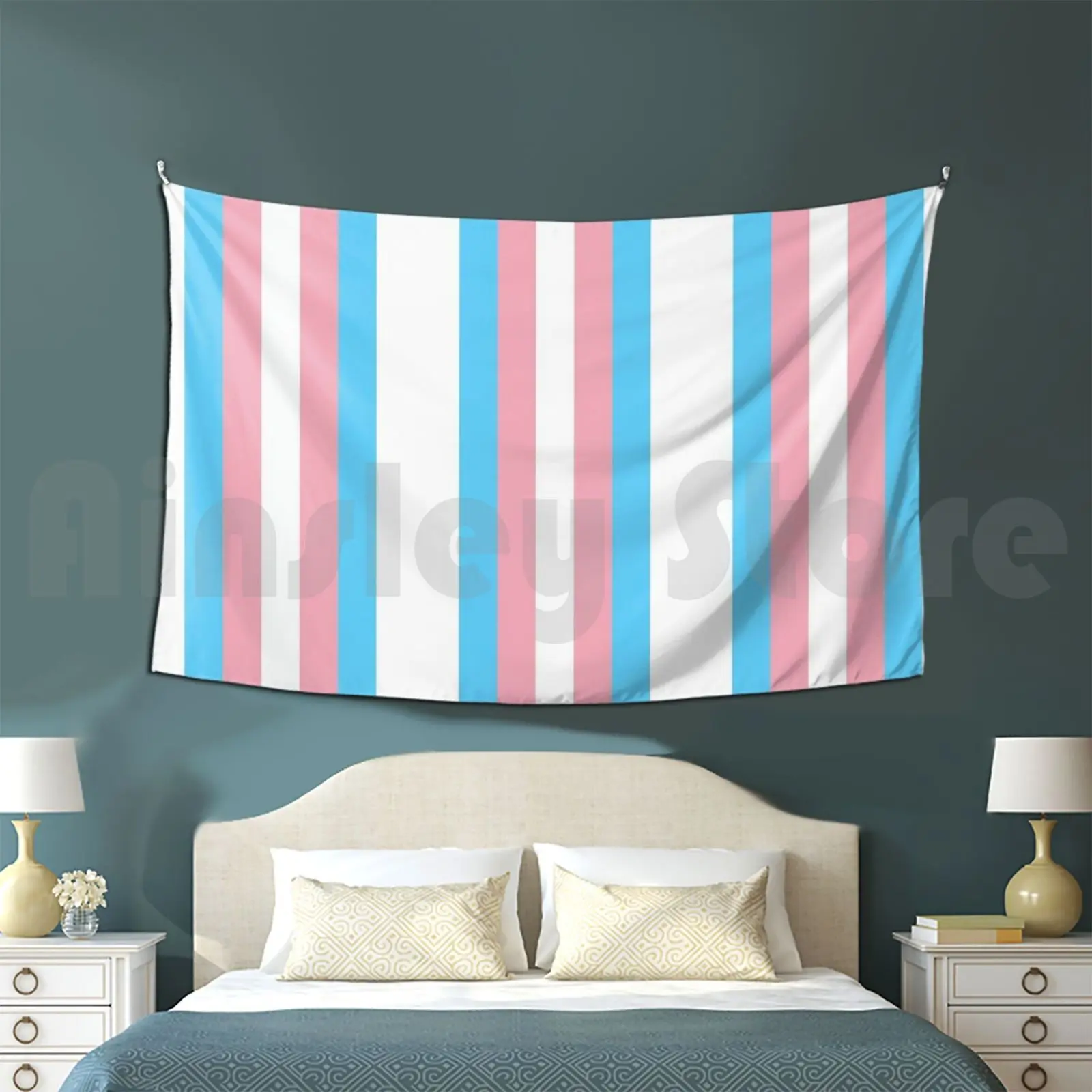 Untitled No. 8 Tapestry Living Room Bedroom Trans Gender Pride Ftm Mtf Transiscreative