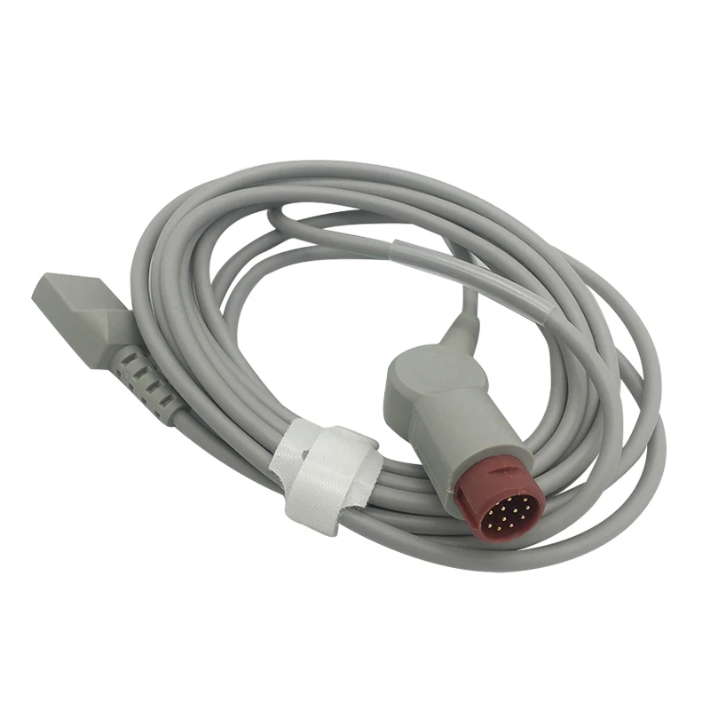 Invasive Blood Pressure Cable IBP Transducer Adapter Cable M1634A 12 Pin To Utah for Philips Patient Monitor