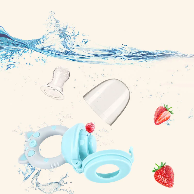 Baby fruit Bite Feeding Bags Infant Safe Appease Nipple Fruits Vegetables Pacifier baby Trainning to Eat Fruit Food Baby Feeder