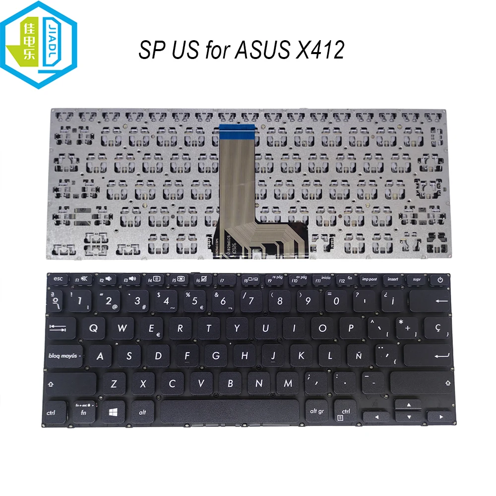 X412 US SP/ES Laptop Latin Spanish Keyboard Notebook English Keyboards For ASUS Vivobook X412F X412FA X412U X412UB X412UA X412D