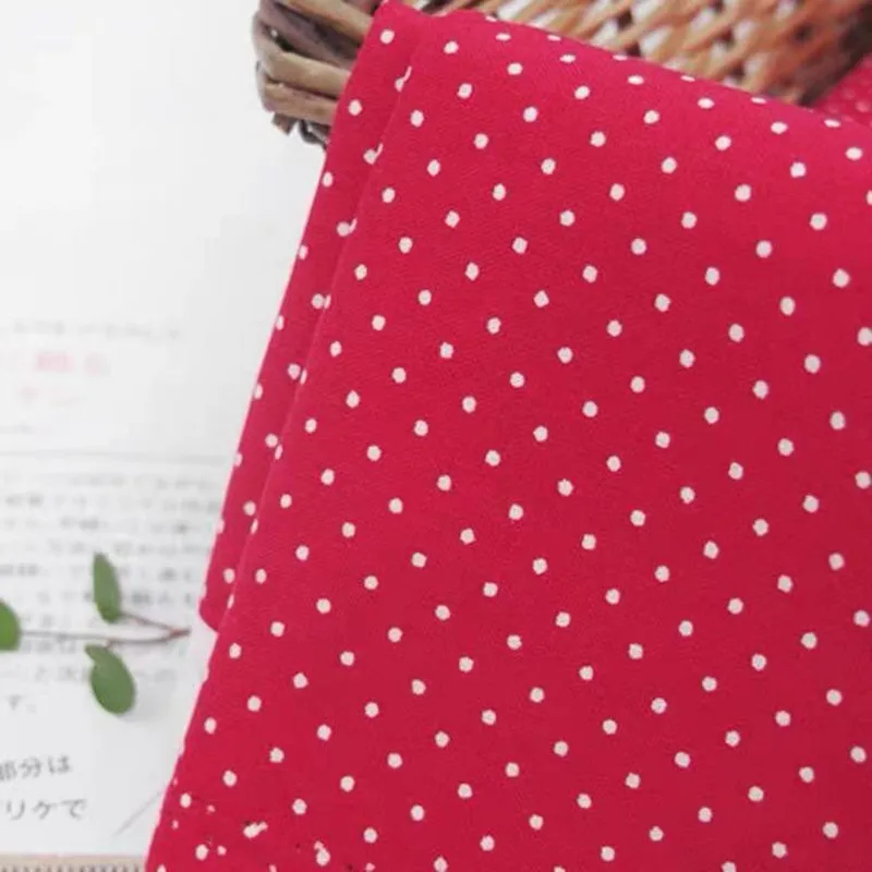 LINENCotton النسيج للملابس اللحف سرير الطفل حك الأقمشة القماش DIY بها بنفسك أريكة الستار مفرش المائدة وسادة الحرفية مواد الخياطة