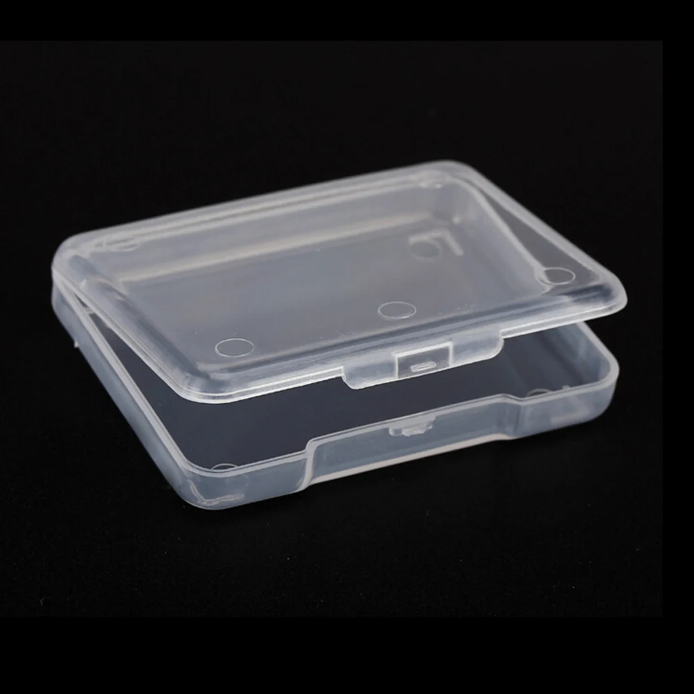 

New 5PCS Plastic Transparent Small Clear Store With Lid Storage Box Collection Container Case jewelry Finishing box Accessories