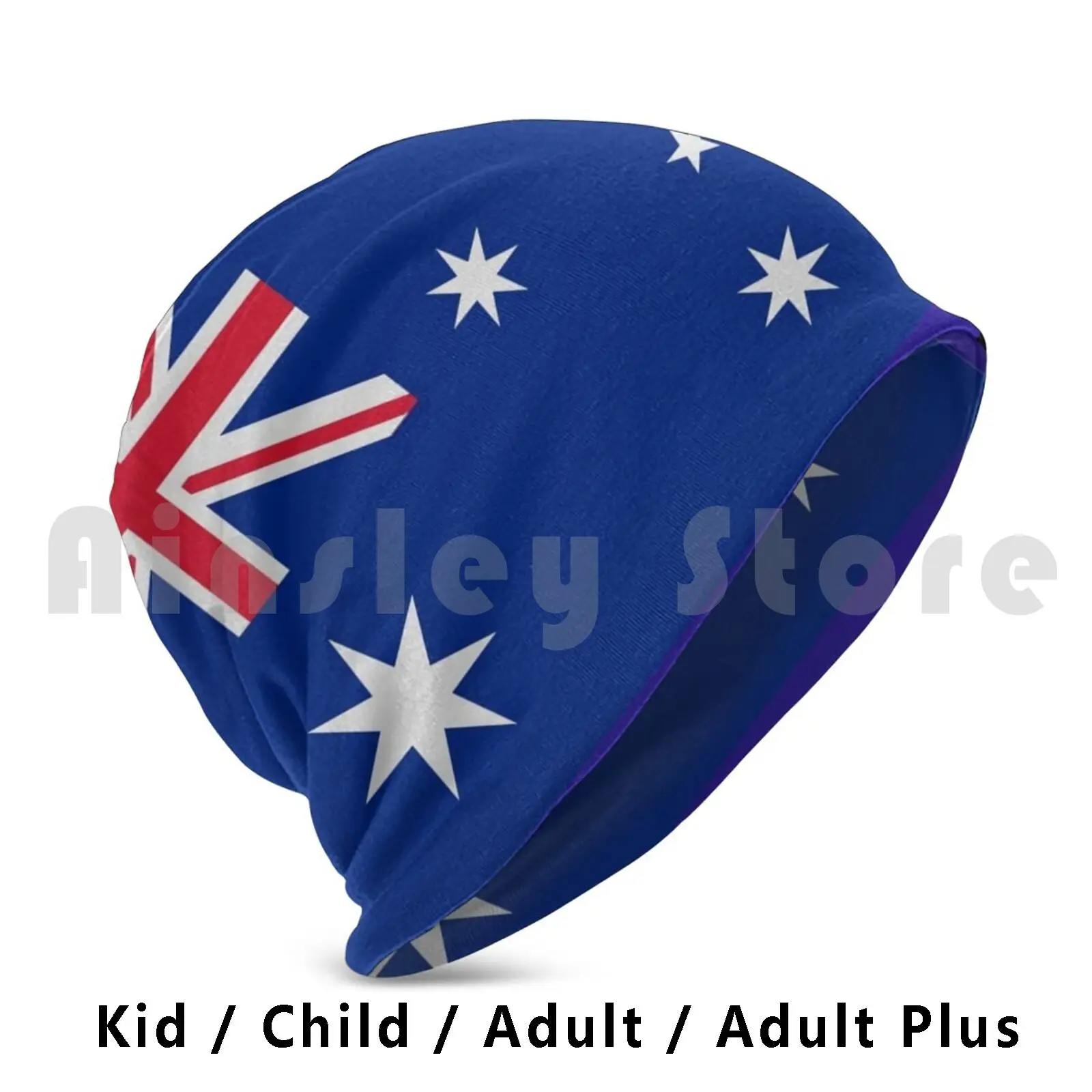 Gorro de cobertura con bandera de Australia, cojín estampado artesanal, Australia, Drapeau, América, Lab, Sídney, Camberra, Kangooroo, Fútbol