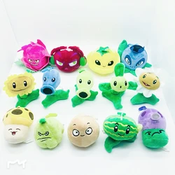 14 Styles Plants vs Zombies Plush Pendant 10cm PVZ Plants SunFlower Nut Peashooter Plush Stuffed Toys for Kids Children Gifts