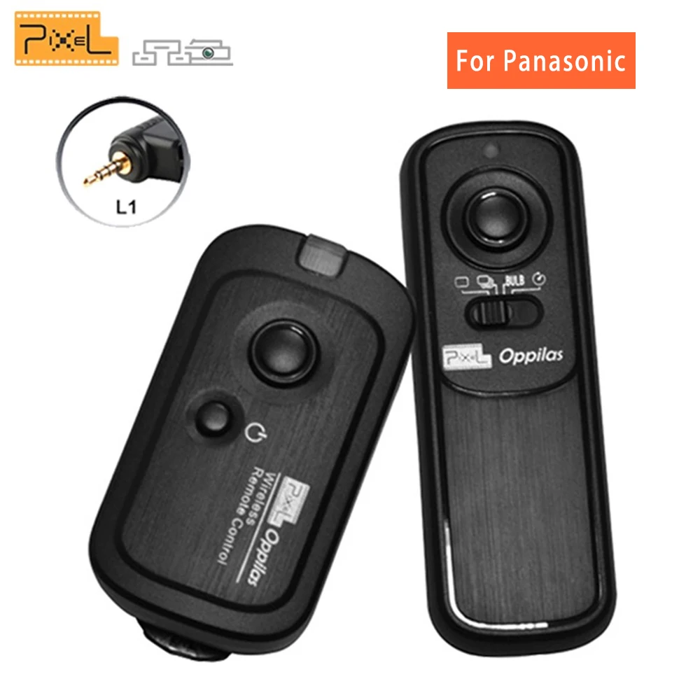 Pixel RW-221 L1 Wireless Shutter Release Remote Control For Panasonic G1 G2 G3 G5 G6 G7 G10 GH1 GH2 GH3 GH4 GX1 L1 L10 LC-1 FZ20