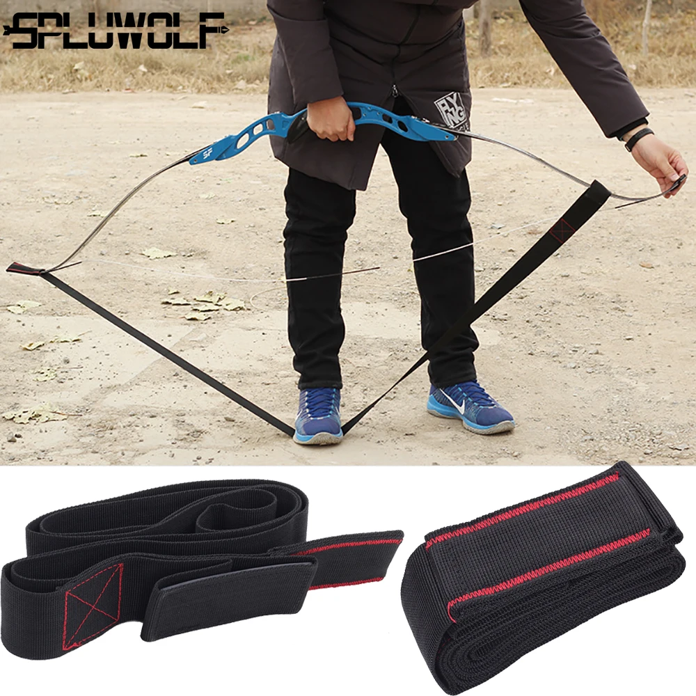 ยิงธนู Recurve Bow Limbs เครื่องมือติดตั้งอุปกรณ์เสริมทนทาน Bowstring Stringer String ถักเปียเชือก