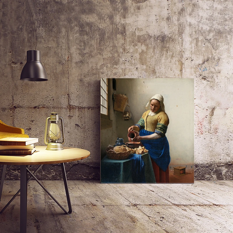 Vermeer Oil Painting Canvas Painting Wall Art Posters Print Girl with Pearl Earrings Wall Pictures Gallery Decoration Room Decor