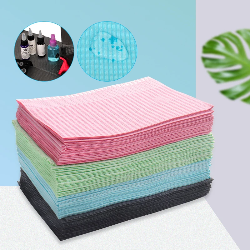 HOT 125 pcs Disposable Makeup Clean Pad Excellent Double-layer Composite Membrane Absorbent Waterproof  Tablecloths Makeup Tools