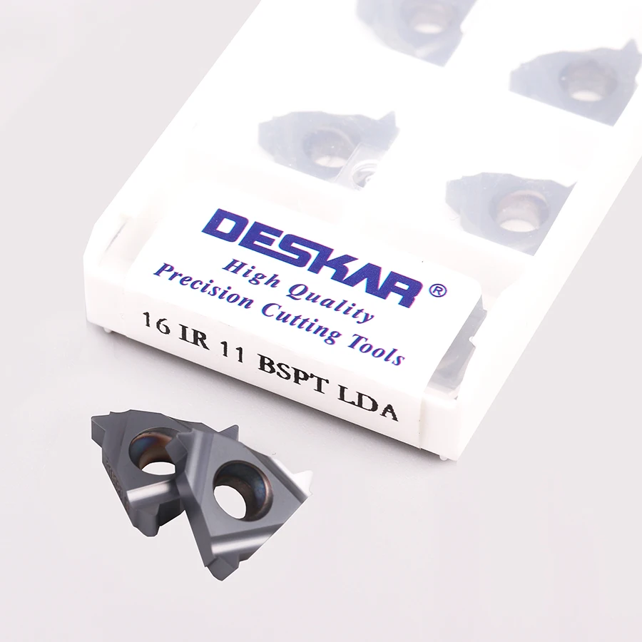 DESKAR 16IR/16ER 11BSPT 14BSPT 19BSPT LDA/LDC inserti CNC in metallo duro adatti per la lavorazione di materiali in acciaio e acciaio inossidabile