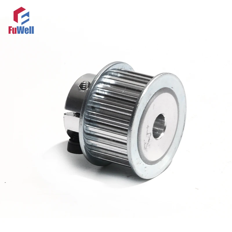 HTD5M-16T Clamp Type Timing Pulley 16mm Belt Width Toothed Belt Pulleys 5/6/6.35/7/8mm 16Teeth Synchronous Gear Pulley