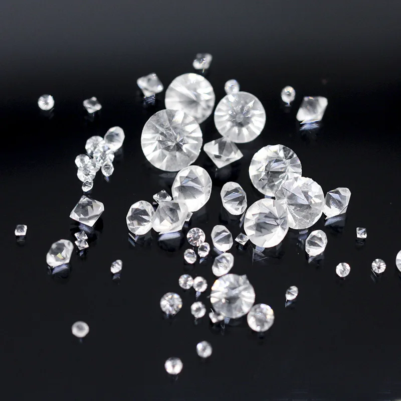 ss4-ss38 Transparent Clear Crystal Nail Art Rhinestone Round Double PointBack Glass Strass Gem Table Confetti Wedding Decoration
