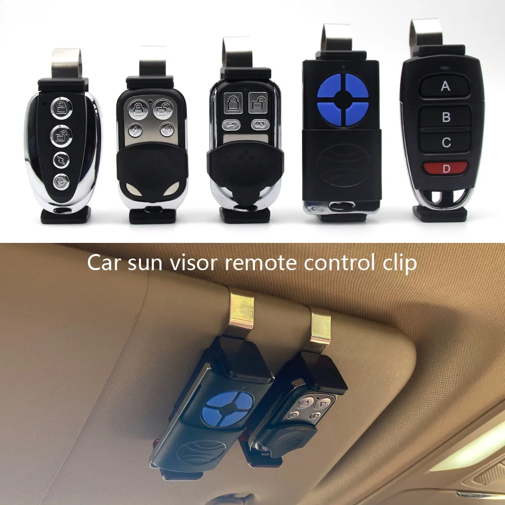 Car Sun Visor Clip Holder Mount Stand For Gate Garage Door Remote Control 47-70mm