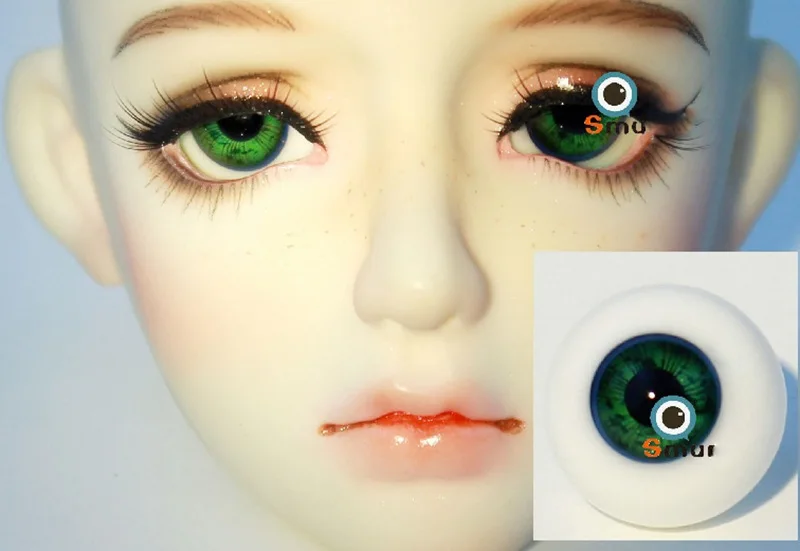 1/12 1/8 1/6 1/4 1/3 Doll Make Up Accessories Full Size 8mm-26mm BJD Dreamy Gradient Glass Eyeball For SD YOSD MSD SD13 C1000