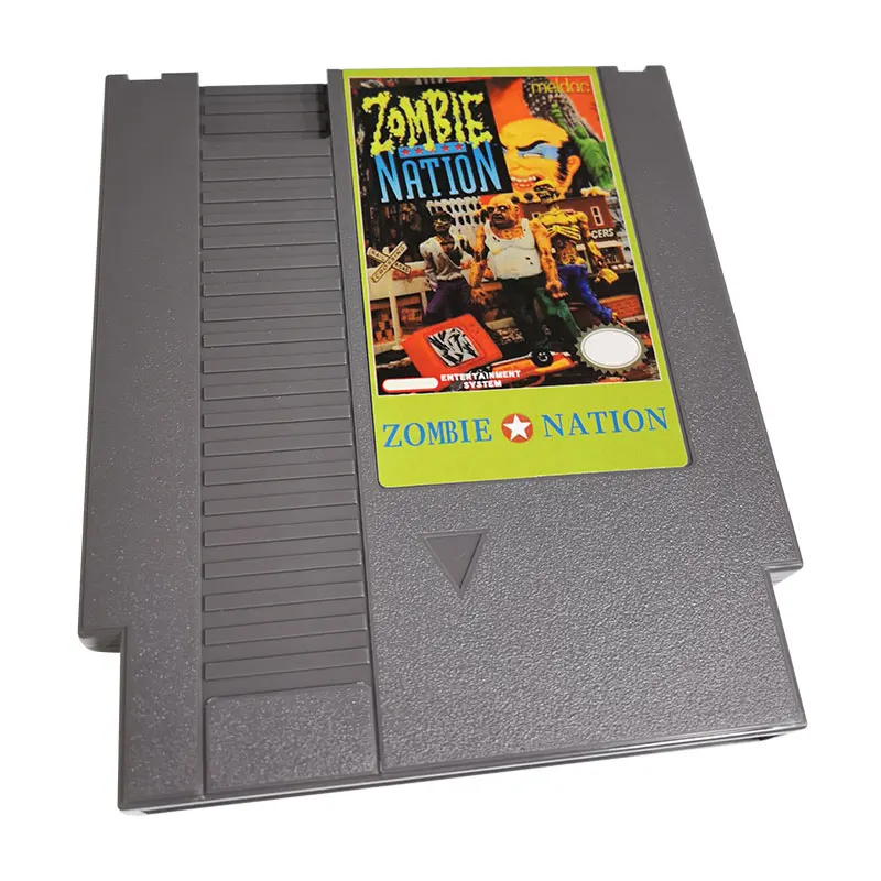 zombie nation-Game Cartridge For Console Single card 72 Pin NTSC and PAL Game Console