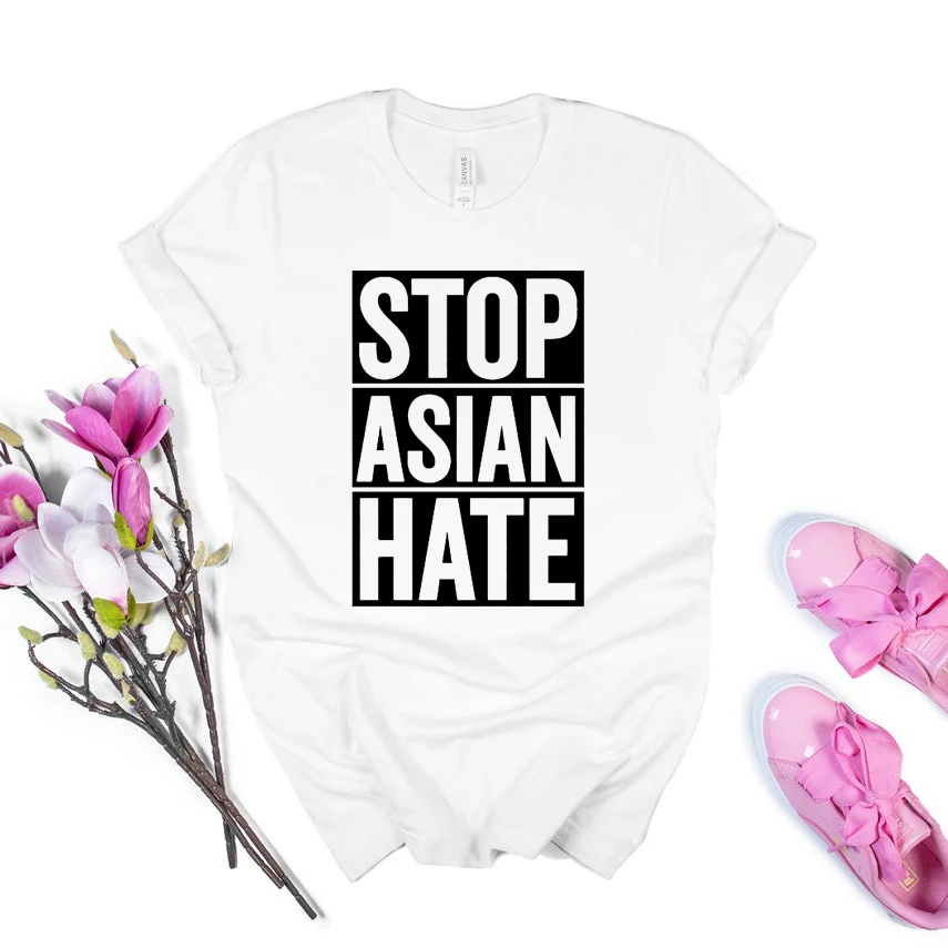 Stop Asian Hate Shirt Stop Hate Asian T-Shirt End Hate Tee Asian Is Not A Virus Shirts Stop Racism