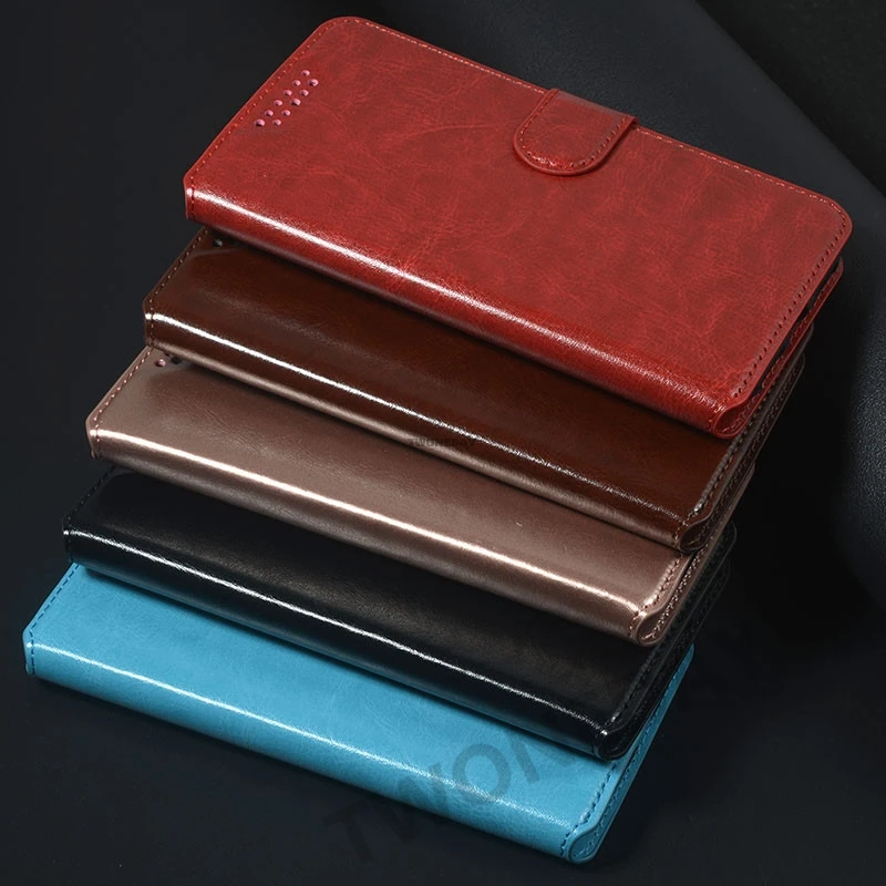 Luxury Flip Leather Case For Samsung Galaxy A20 SM-A205F A205 Cases Cover Wallet Card Slots Design Business Vintage Book