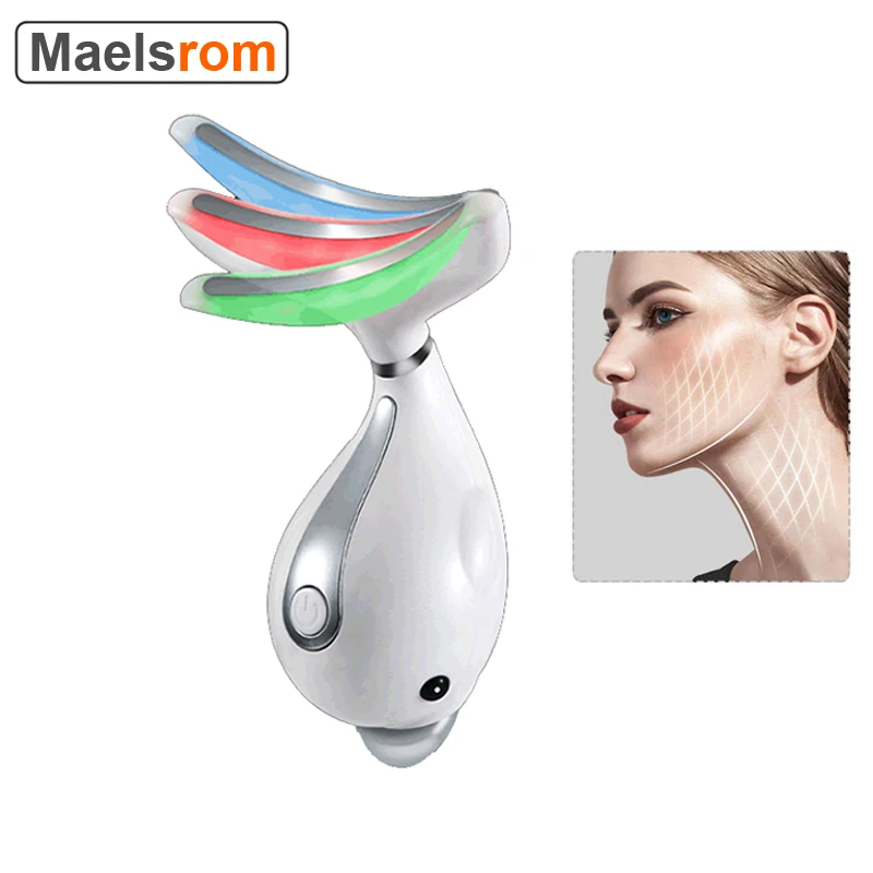 Portable Wireless Handheld Microcurrent Facial Machine Facial Lift Face Lifting Beauty Device Neck Massage Skin Tightening