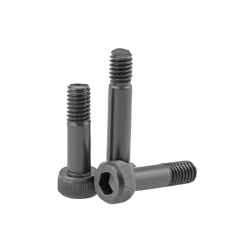 Grade 12.9 Partially Threaded Cup Head Socket Screws Half Tooth Inner Hexagon Bolts Nickel Plating/Black