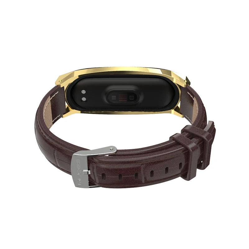 Ремешок для Mi Band 6, браслет из натуральной кожи для Xiaomi Mi Band 3 4 5 6