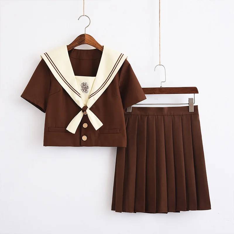 Uniformi Scolastiche giapponesi Anime COS Vestito Da Marinaio Jk Uniformi Collegio sacchetto di Scuola Uniforme Per Le Ragazze Studenti Costume