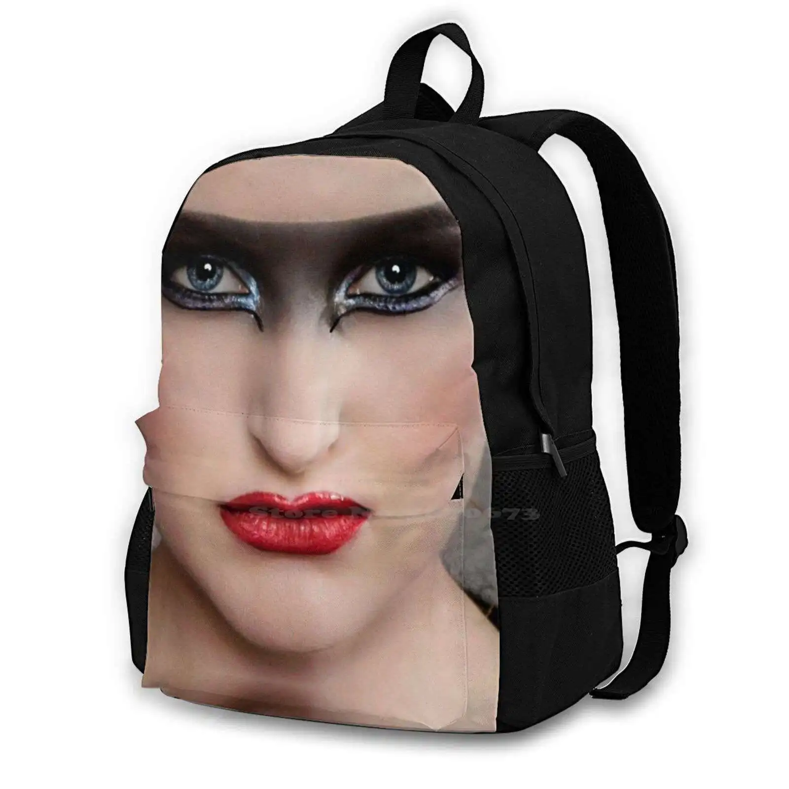 Eyes Have It Punk School Bag Big Capacity Backpack Laptop 15 Inch Beautiful Beauty Glamour Glam Sexy Seductive Seduction