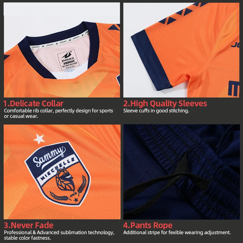 soccer jersey custom football shirts football jersey embroidery Full Sublimation Team Jerseys