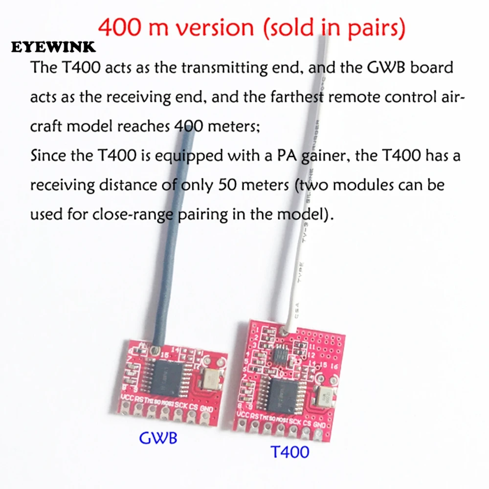 nRF24L01+ 2.4G Transmitter & Receiver Wireless Module GWB T400 IIC SPI Interface for Arduino Remote Control Electric 150M 400M