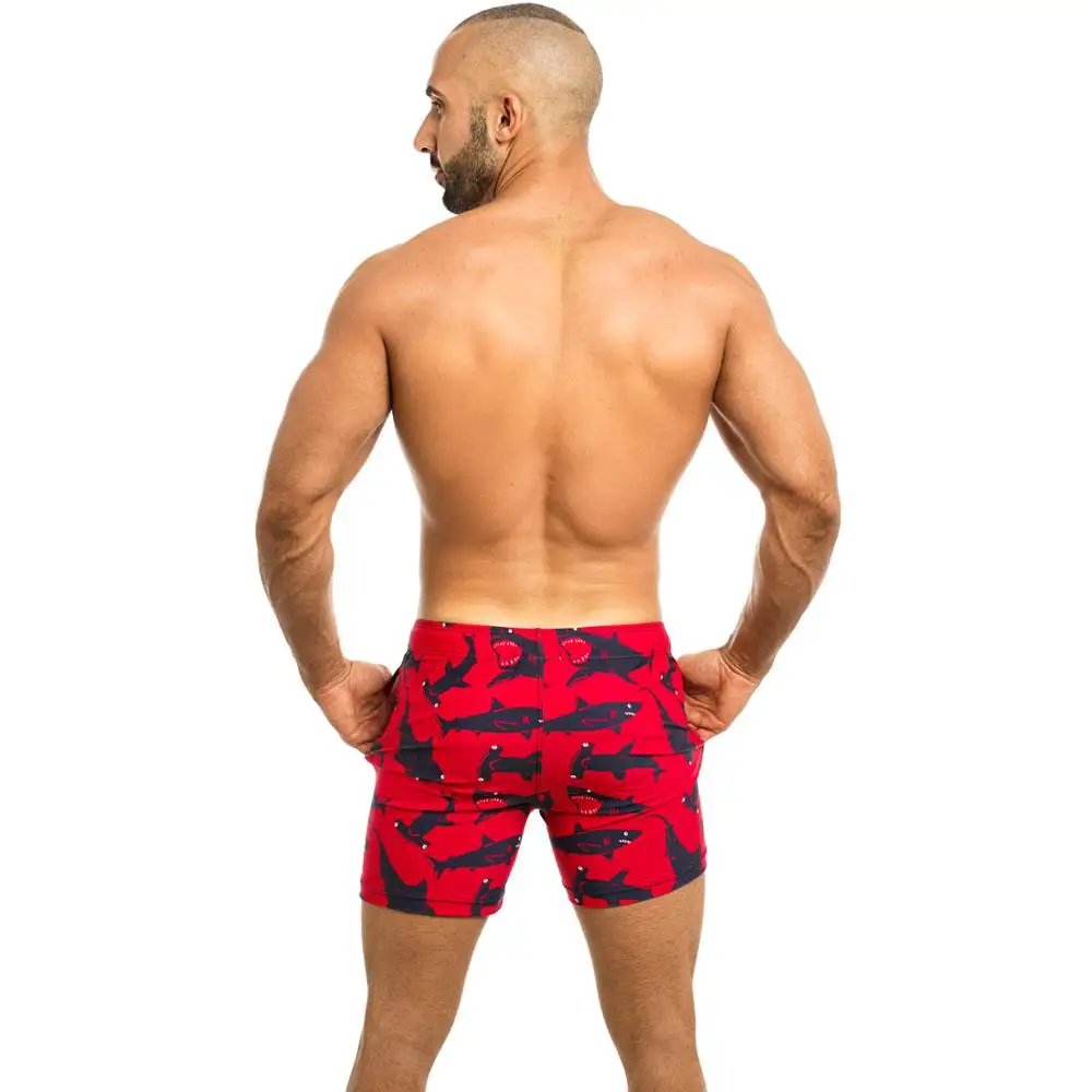 Taddlee marka seksi erkek mayo mayolar Swim Boxer külot sörf mayo Boardshorts kare kesim yüzme Bikini