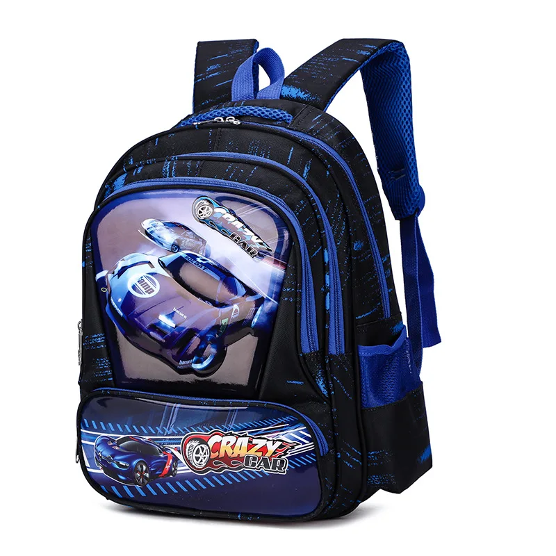 Waterproof Boys Girls School Backpacks Printing Cartoon Cute Anime Backpack Children 1-4 Grade Bookbag Primary Kids Bag Pack