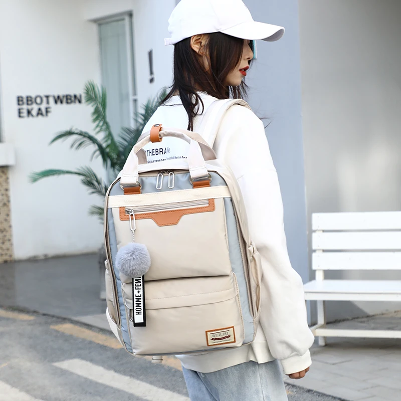 Mochila bonita de moda para niñas, morral de hombro de viaje para estudiantes de secundaria, morral escolar para niños y mujeres, novedad de 2019