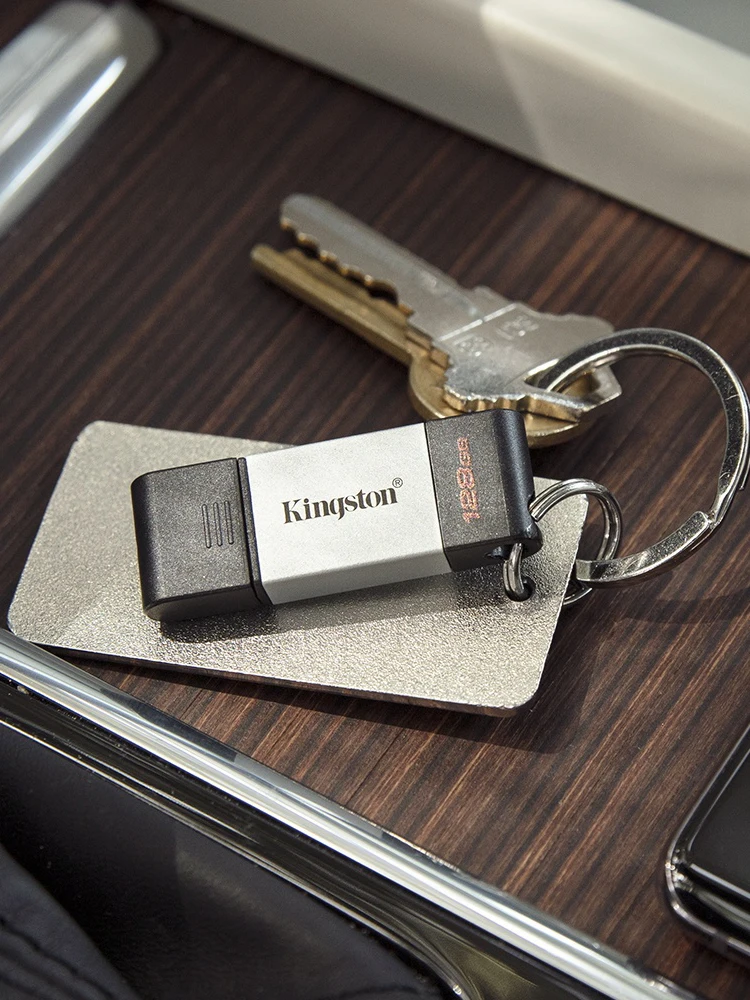 Kingston USB Flashใหม่ไดรฟ์DT80 32Gb Pendrive Usb 3.2 Gen 1 64GB Uดิสก์ไดรฟ์ปากกาUsb 3.0 128Gb Memory StickแฟลชMemoria USB