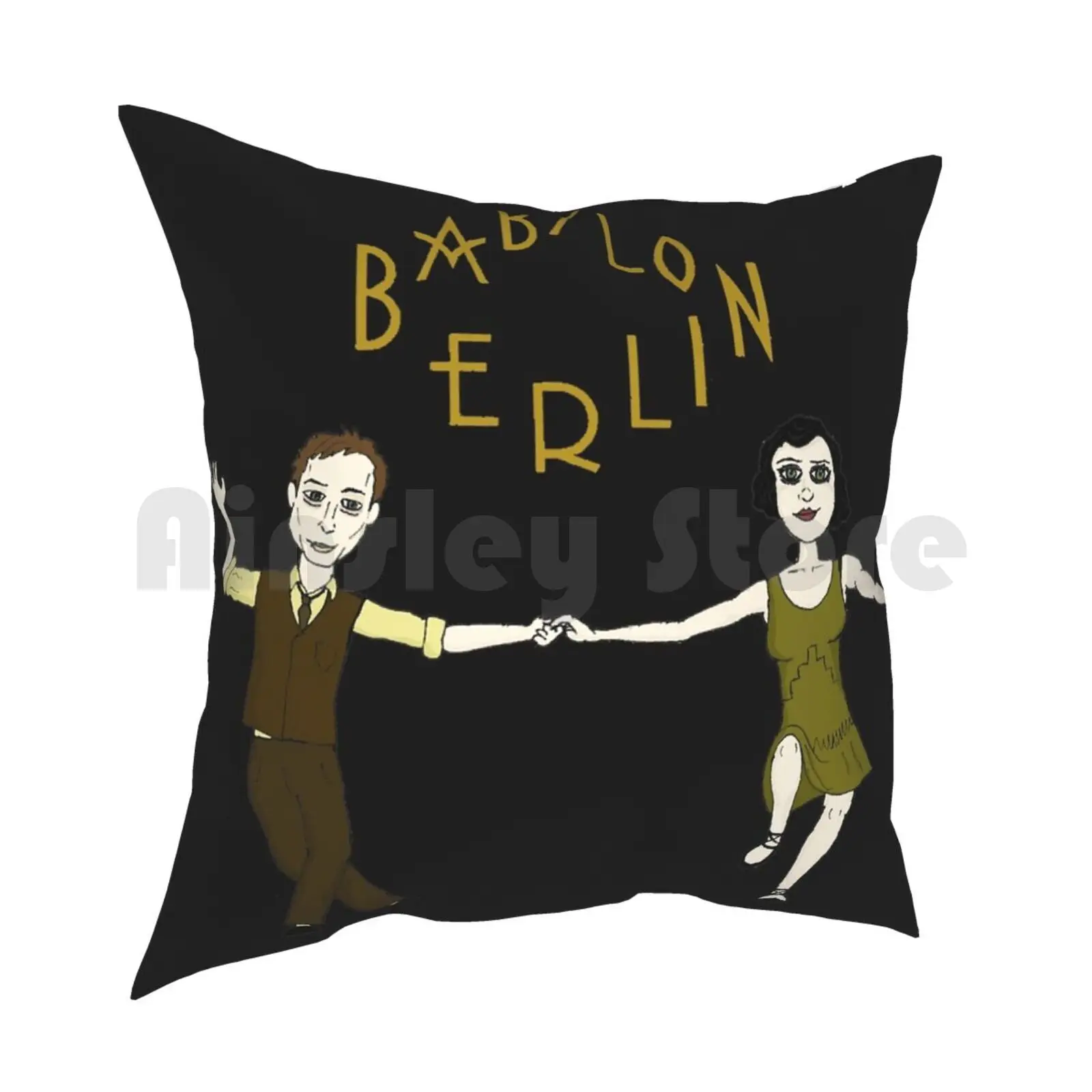 Babylon Berlin Pillow Case Printed Home Soft Throw Pillow Babylon Berlin Berlin Series Tv Show Movies Films Cine Nerd