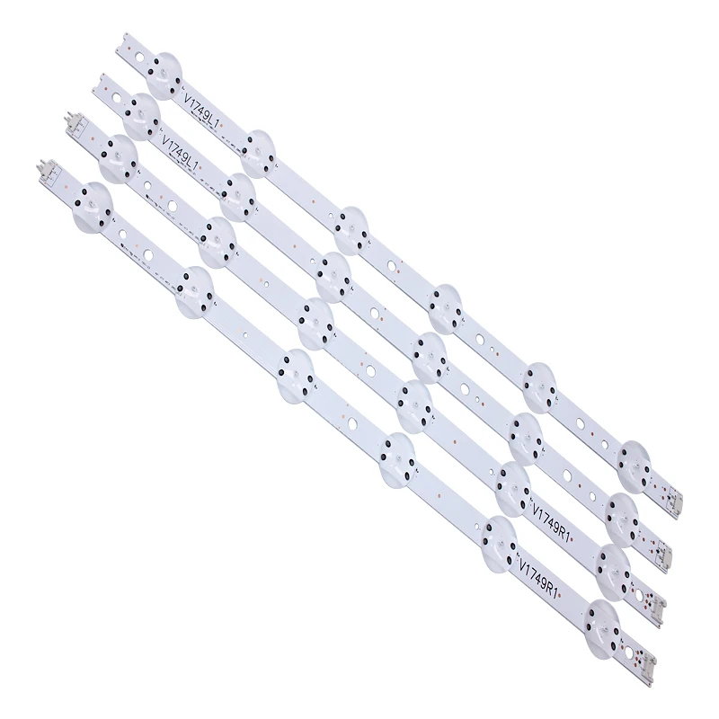 4 PCS/set LED Strip For LG 49UV340C 49UJ6565 49UJ651V 49UJ670V 49UJ701V V17 49 R1 L1 ART3 2862 2863 6916L-2862A 2863A