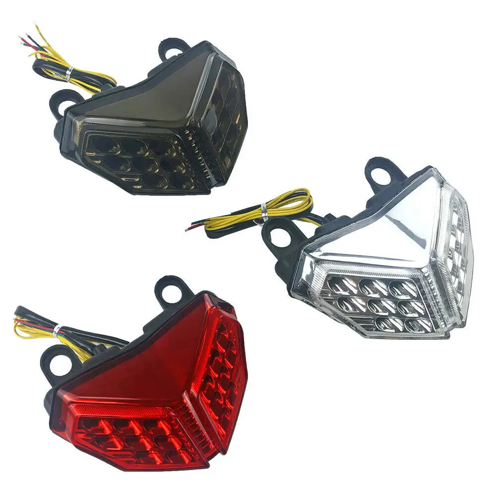 Untuk Ducati 1098 2007-2008 1198 1198S 1198R 2009-2011 848 EVO 2007-2011 Lampu Sein Lampu Rem Belakang LED Terintegrasi