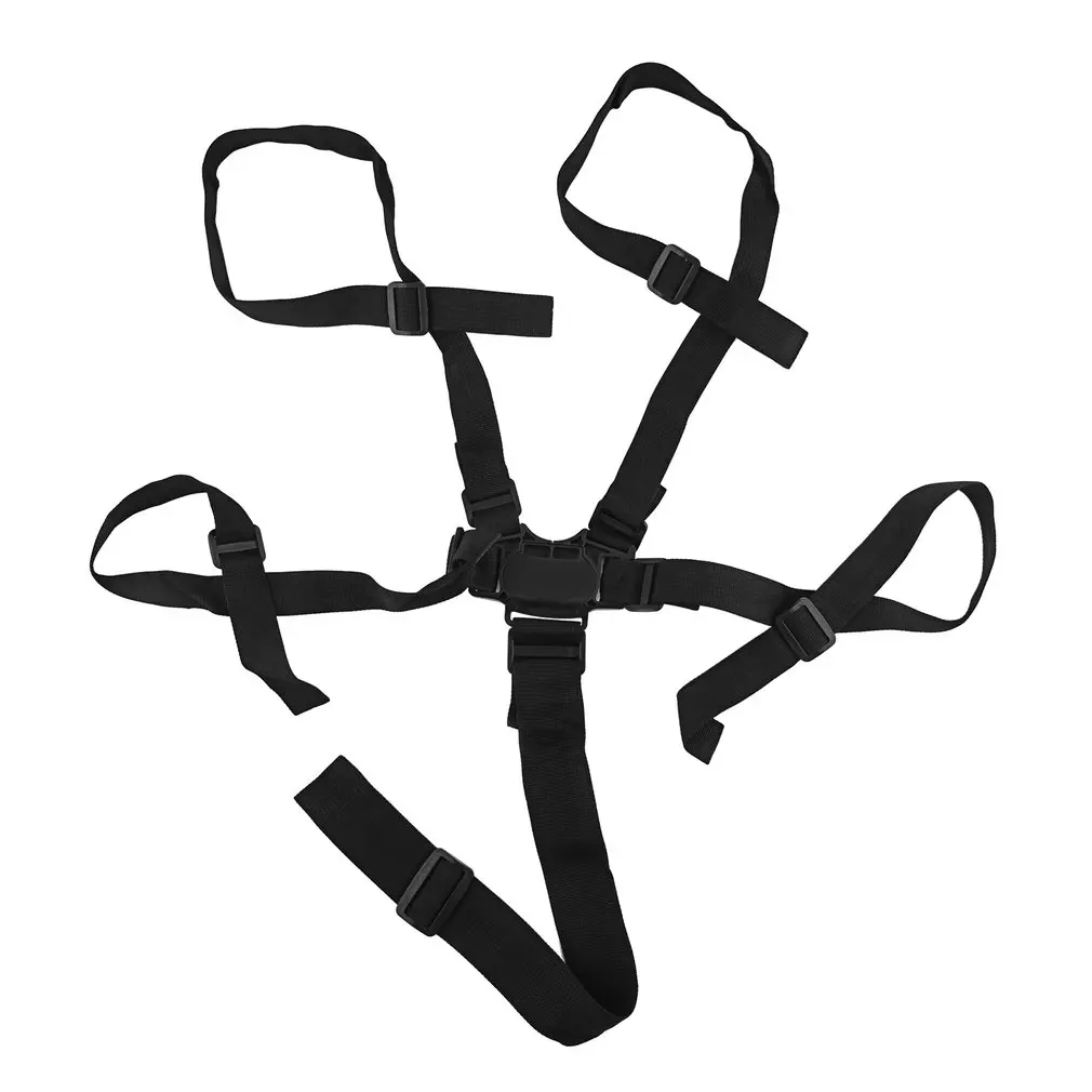 Universal Baby 5-Point Harness Safe Belt Crotch Shoulder Protector Safety Belt For Pushchair Dining Chair Car Stroller Chair