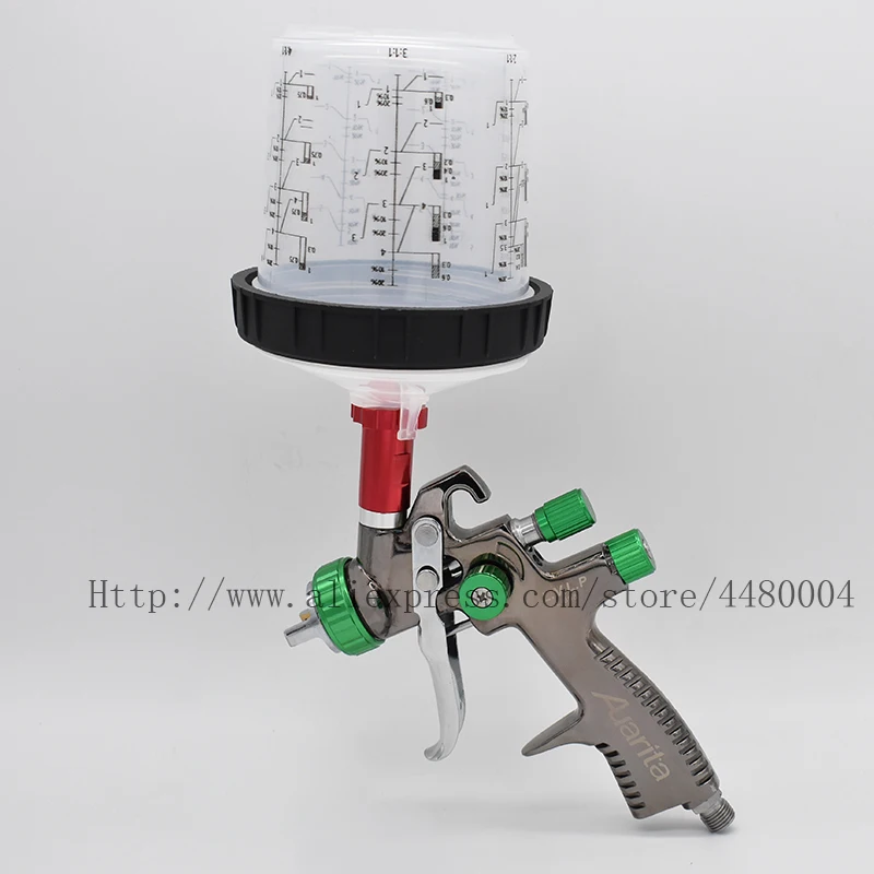 LVLP Auarita Spray Gun Manual Spray Gun 1.3mm 600 Paint Mixing Cup High Quality Gravity Spray Gun With No-Clean Cup