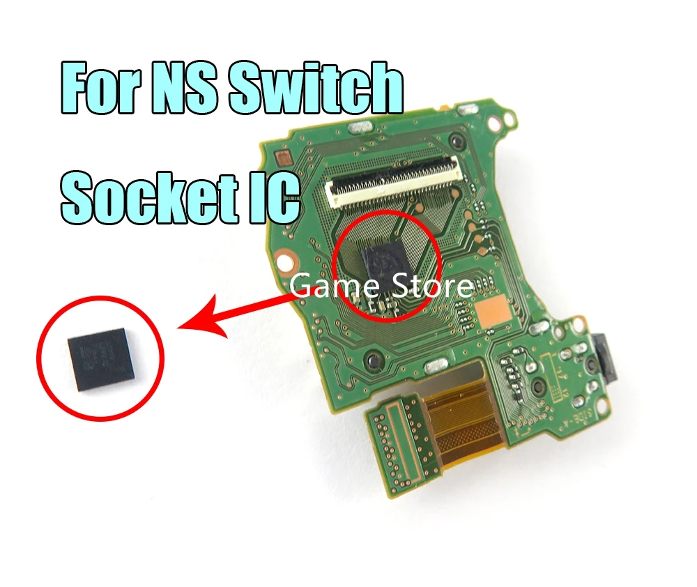 10PCS For Nintend Switch NS Switch Game Console Replacement repair part Original Game Card slot Socket IC