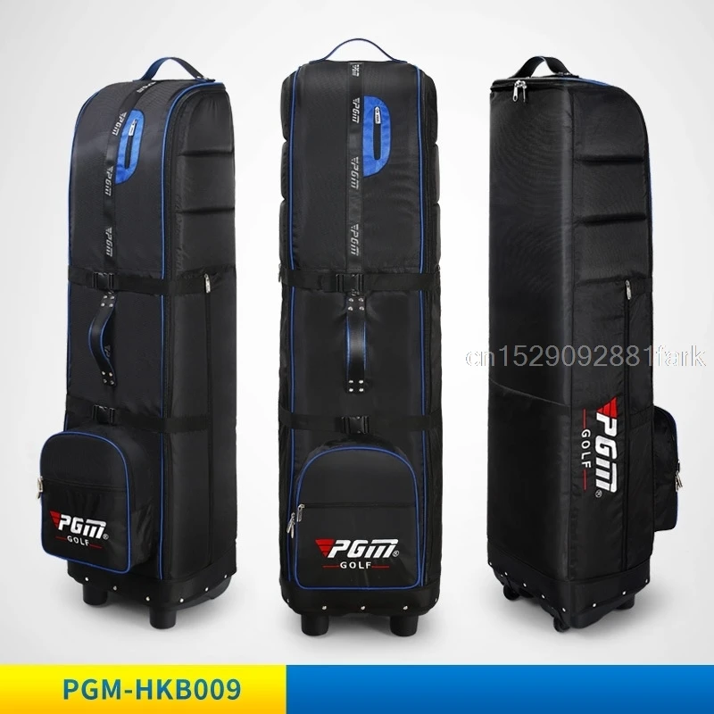 PGM Merek Foldable Golf Penerbangan Tas Tebal Tas Golf dengan Roda Air Tas Empuk Pesawat Perjalanan Menebal Paket Cover