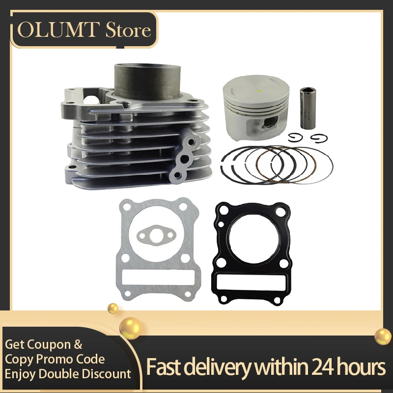 Motorcycle Engine Accessories Bore 57mm Cylinder Assembly (Cylinder + Piston + Rings Base Gasket Kit) For SUZUKI GZ125 GZ 125