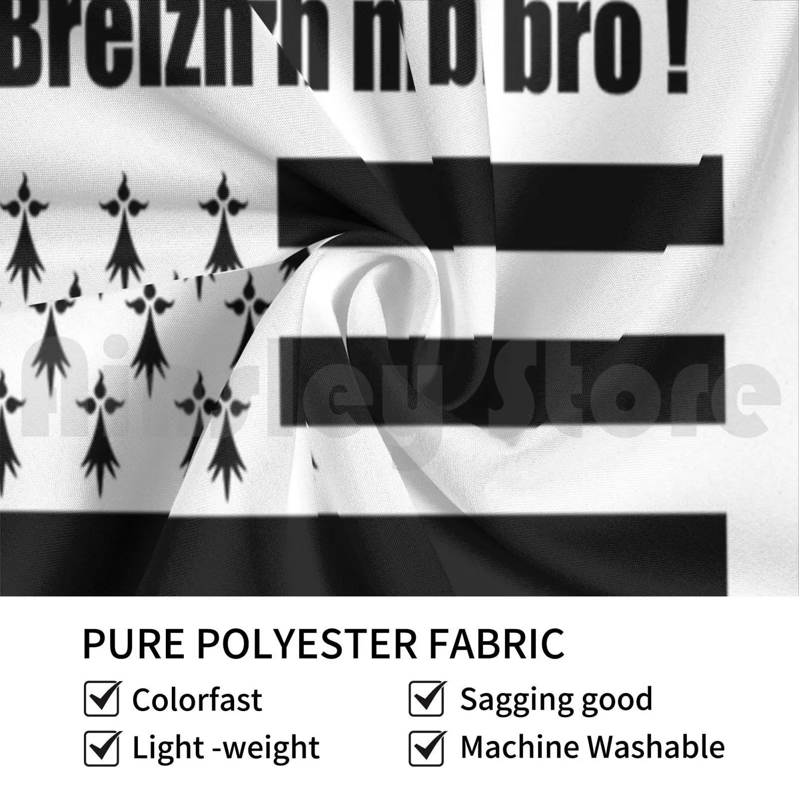Breizh Ma Bro ! Tapestry Living Room Bedroom Breizh Ma Bro Bretagne My Land Born In Born In Breizh Breizh Bretagne