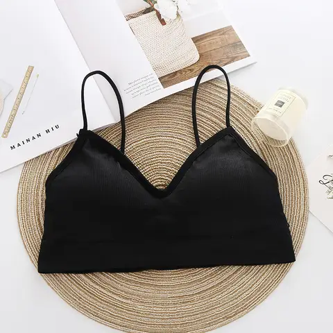 10 best sales काली स्पोर्ट्स ब्रा - №6